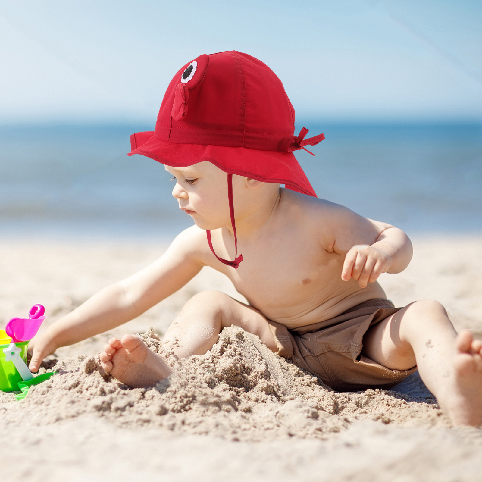 Kids Wide Brim Sun Hat Neck Fl - огляд і ціна Sun Hat Wide Brim